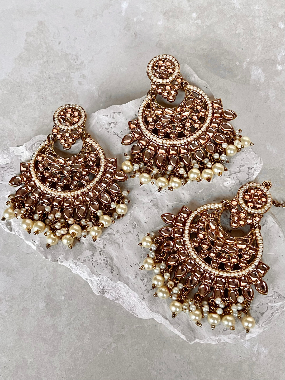 Kundan Tikka Set