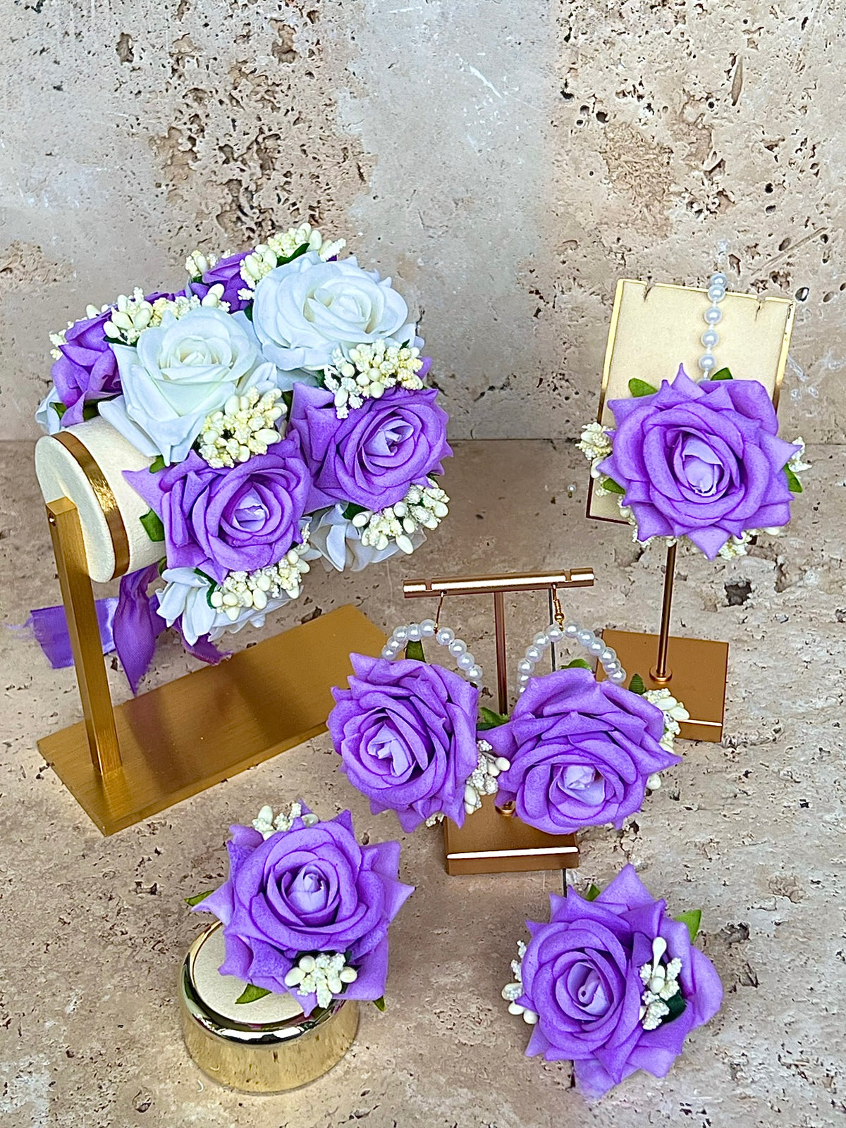 Purple Floral Set