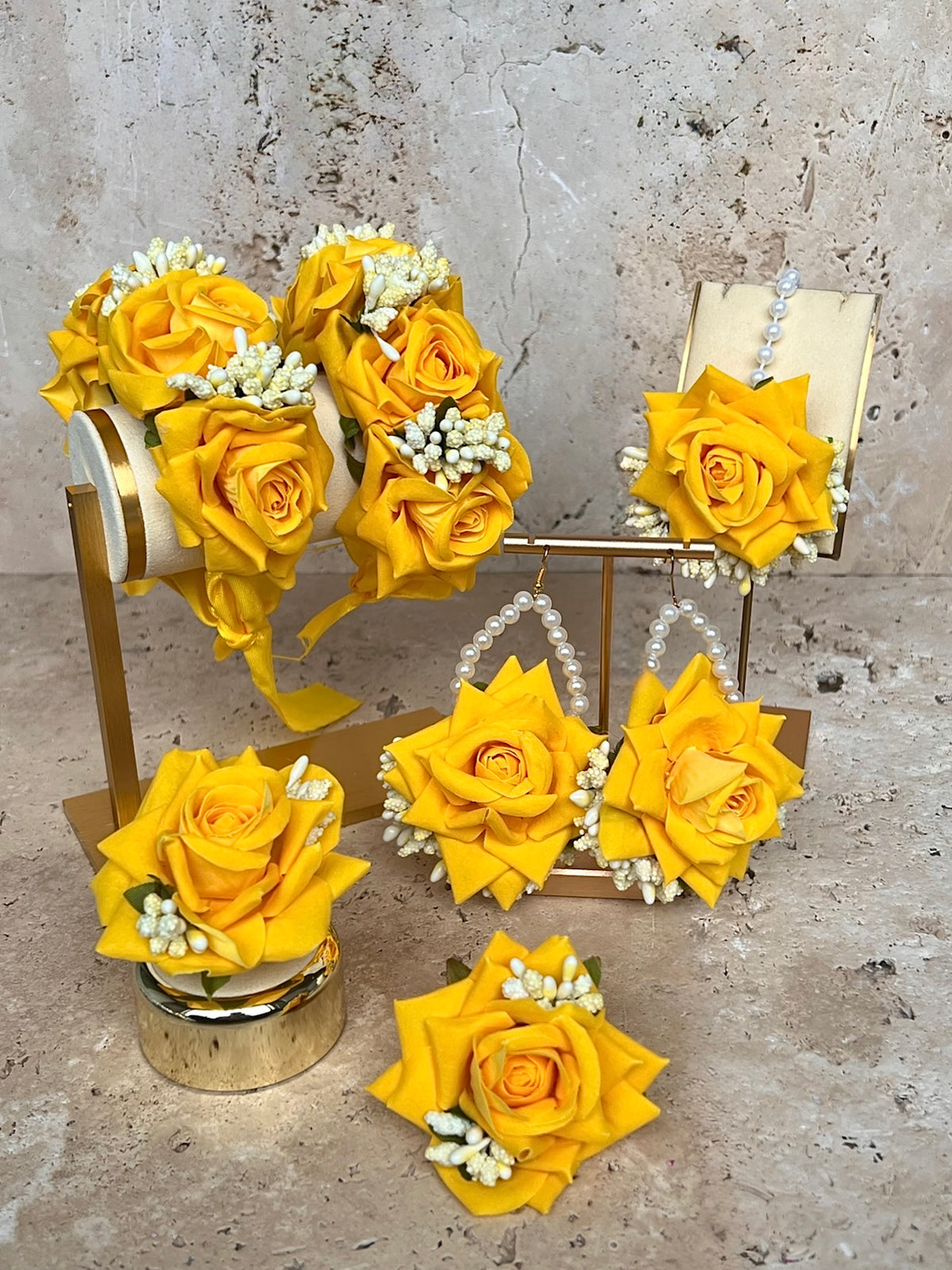 Yellow Floral Set