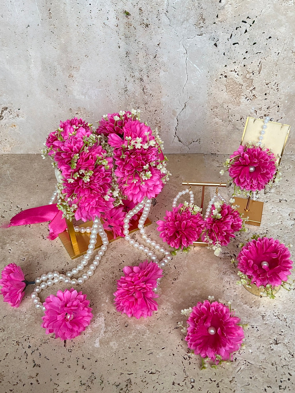 Pink Floral Set