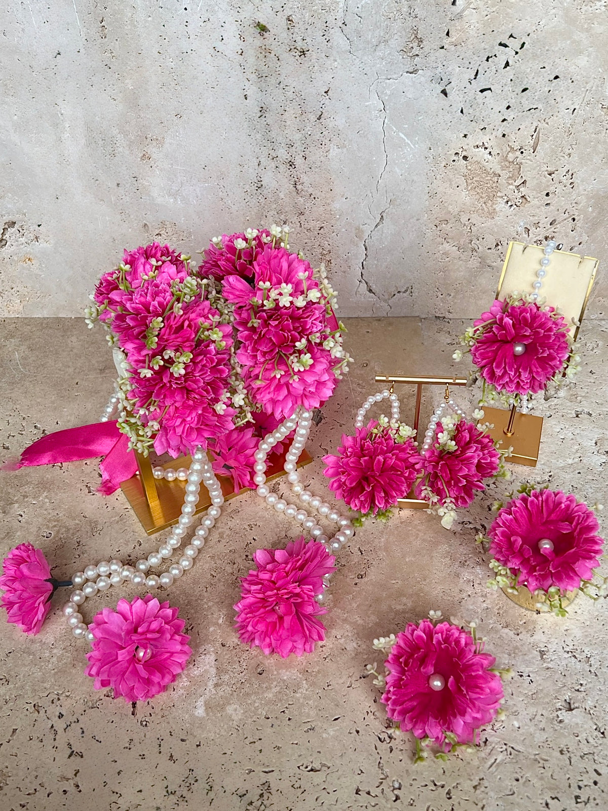 Pink Floral Set