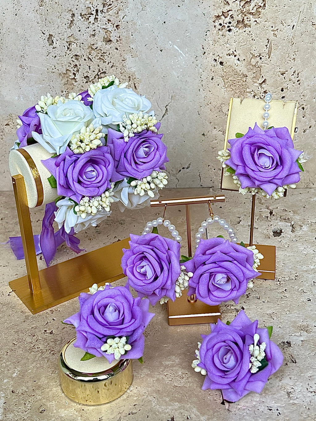 Purple Floral Set