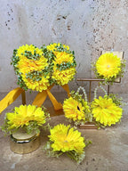 Yellow Floral Set