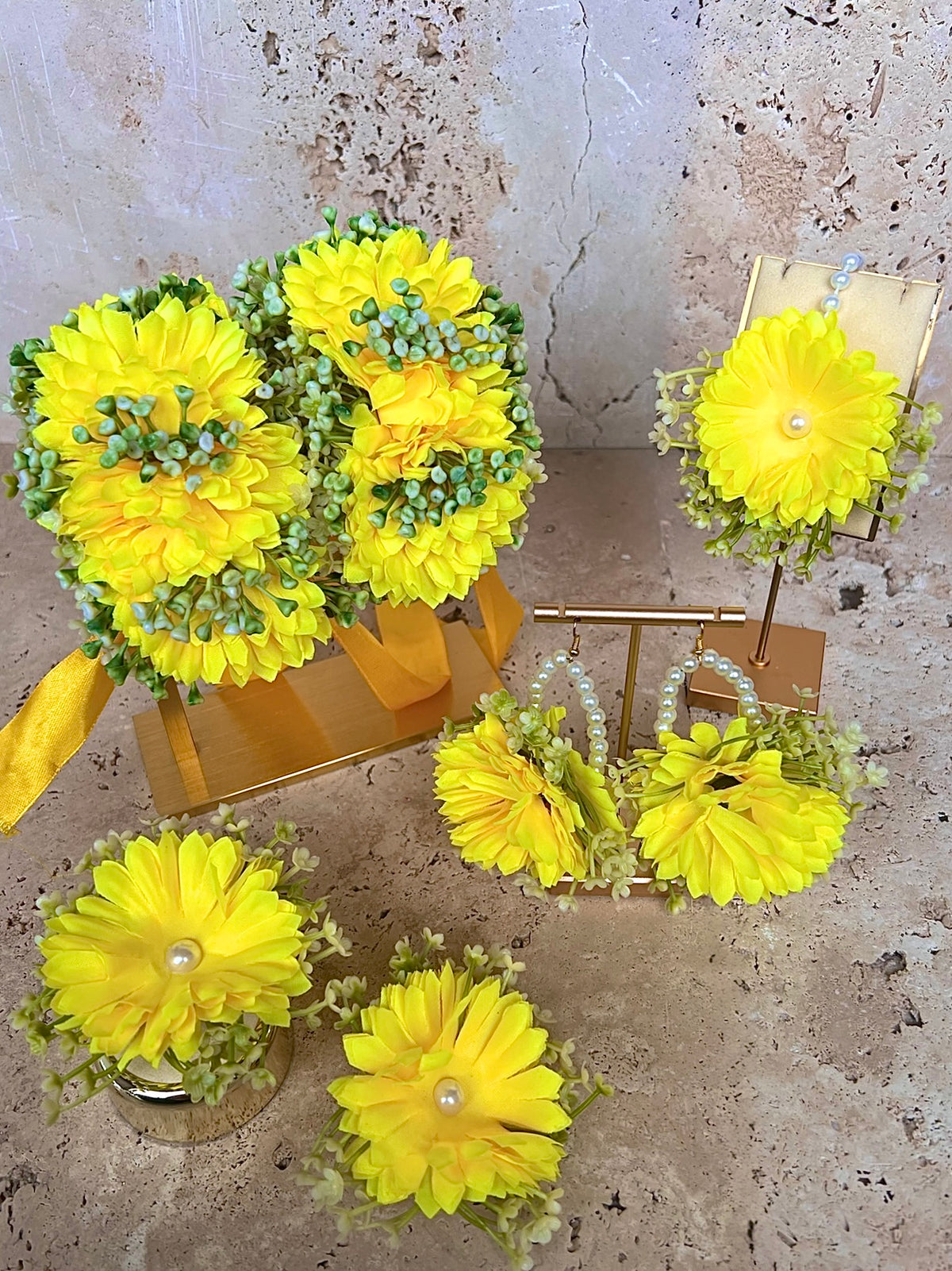Yellow Floral Set