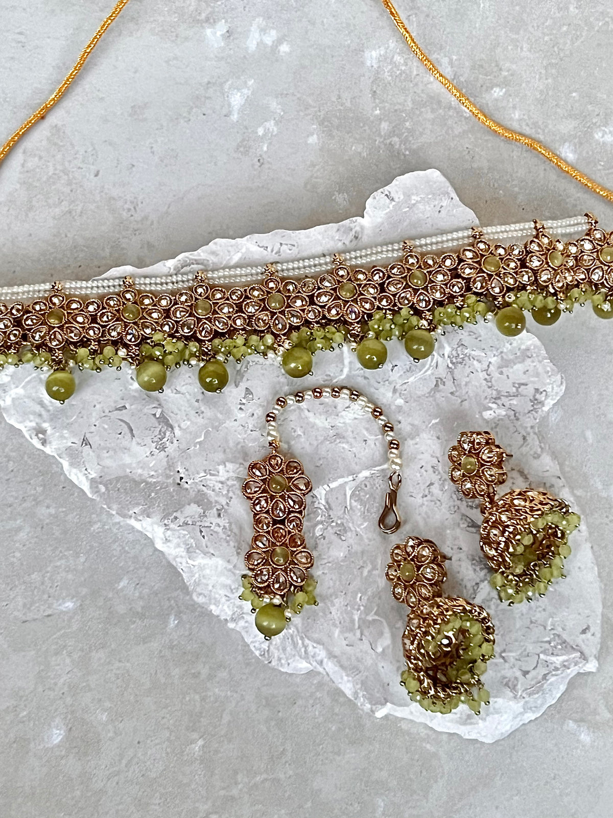 Sage Choker Set