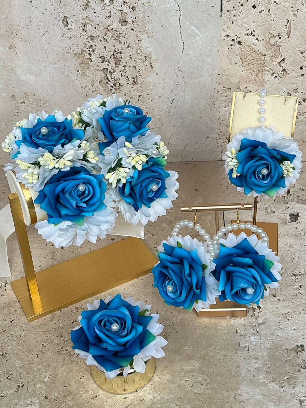 Blue Floral Set