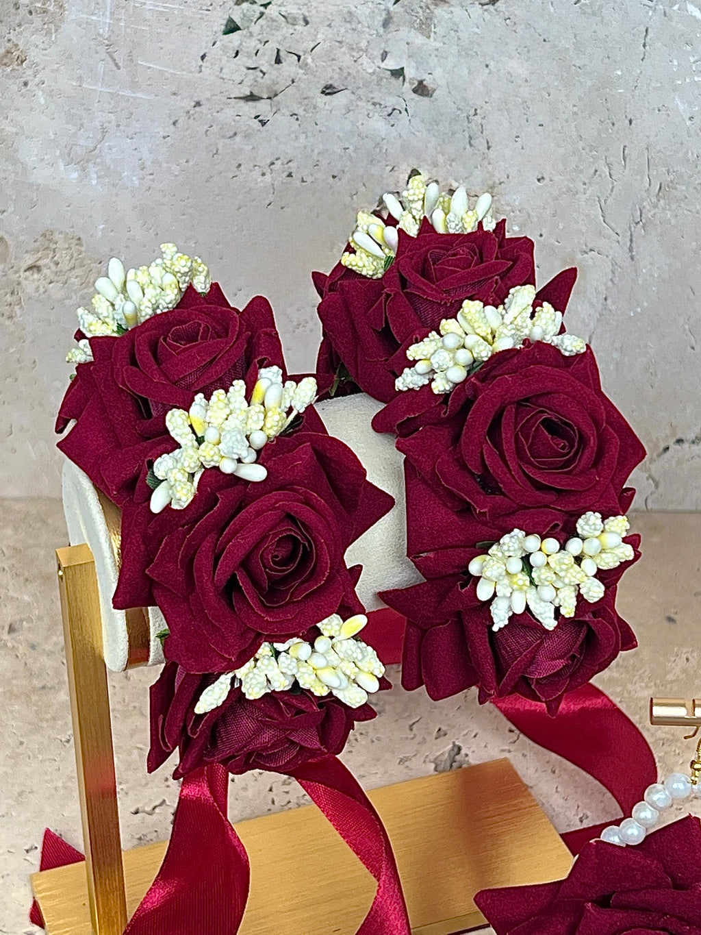 Red Floral Set