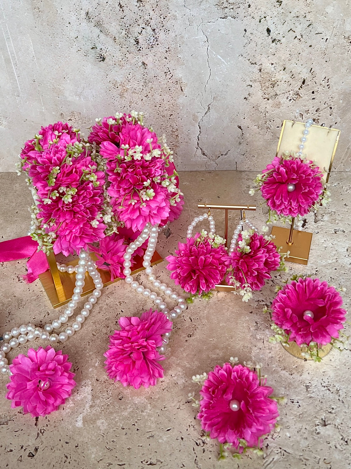 Pink Floral Set