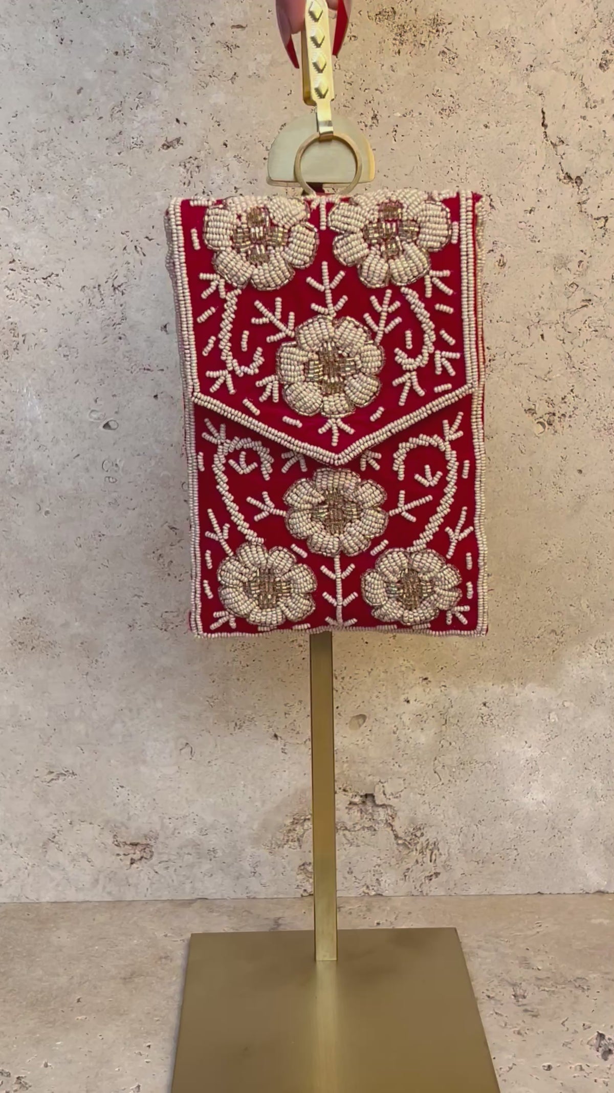 Red Phone Clutch
